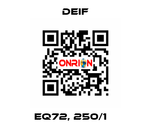 EQ72, 250/1 А Deif