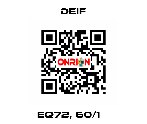 EQ72, 60/1 А Deif