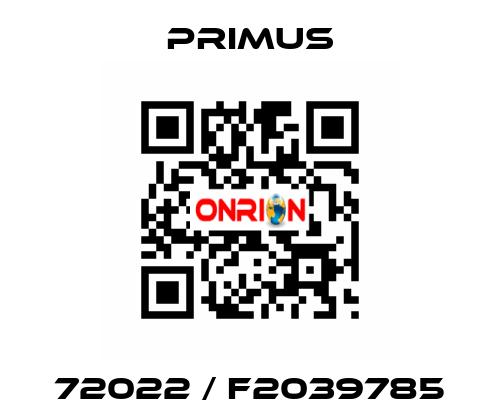 72022 / F2039785 Primus