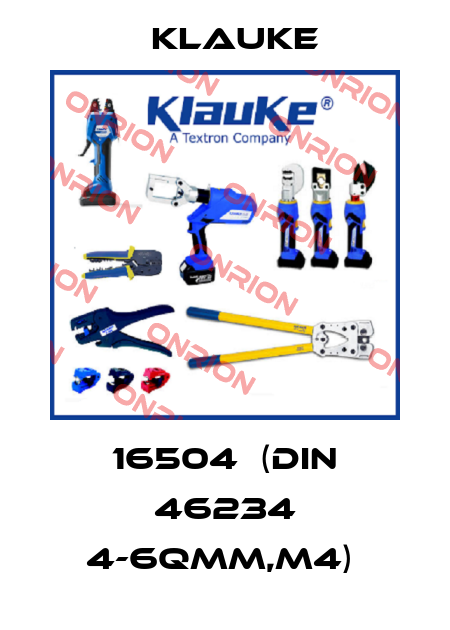 16504  (DIN 46234 4-6QMM,M4)  Klauke