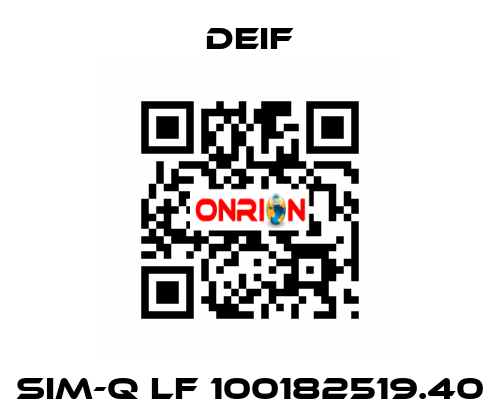 SIM-Q LF 100182519.40 Deif