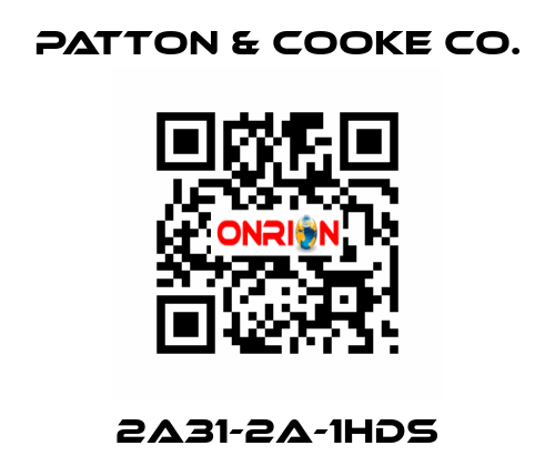 2A31-2A-1HDS Patton & Cooke Co.