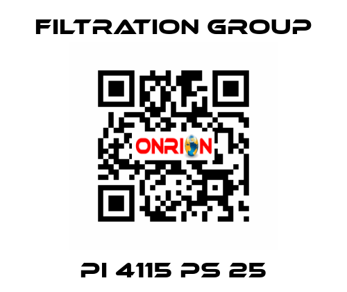 PI 4115 PS 25 Filtration Group