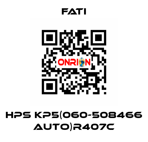 HPS KP5(060-508466 AUTO)R407C FATI