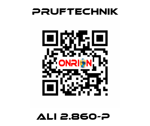 ALI 2.860-P  Pruftechnik