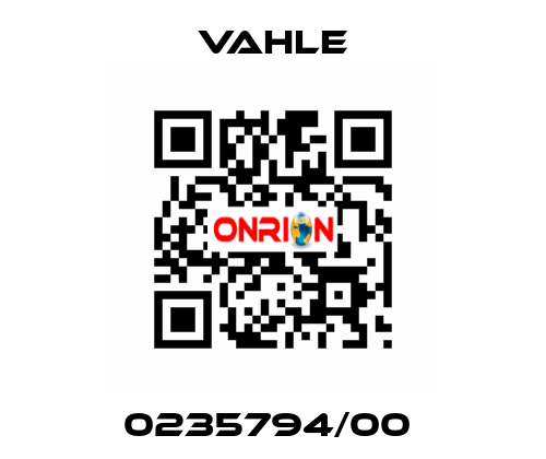 0235794/00  Vahle