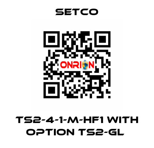 TS2-4-1-M-HF1 WITH OPTION TS2-GL  SETCO