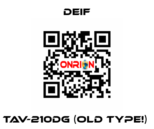 TAV-210DG (old type!)  Deif