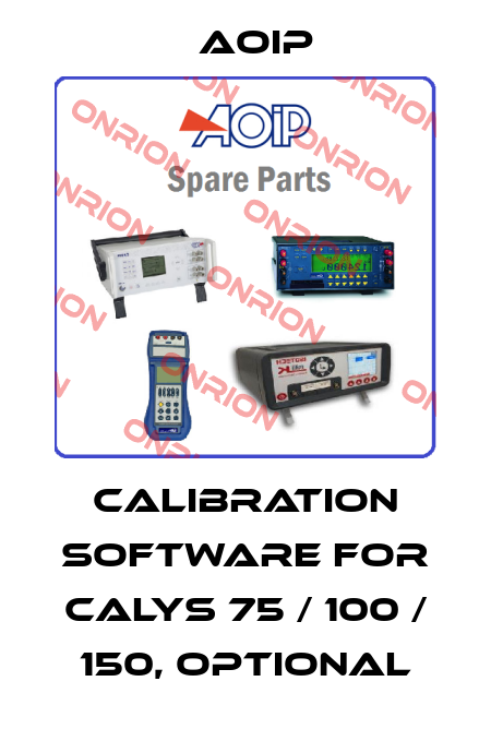 Calibration software for CALYS 75 / 100 / 150, optional Aoip