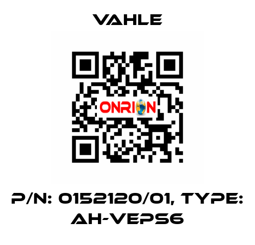 P/n: 0152120/01, Type: AH-VEPS6 Vahle