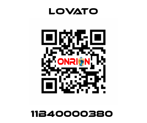 11B40000380  Lovato