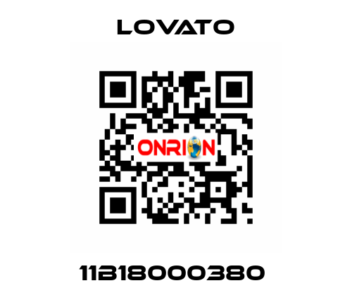 11B18000380  Lovato