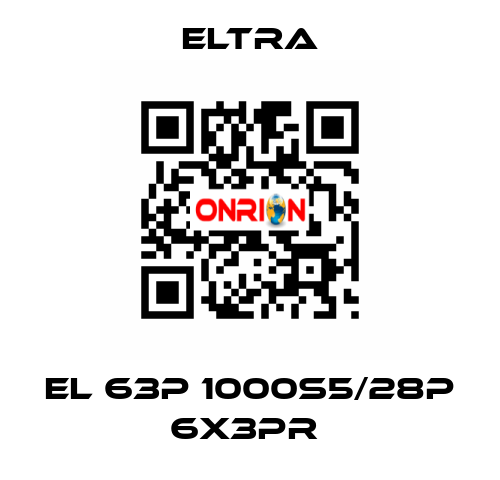 EL 63P 1000S5/28P 6X3PR  Eltra