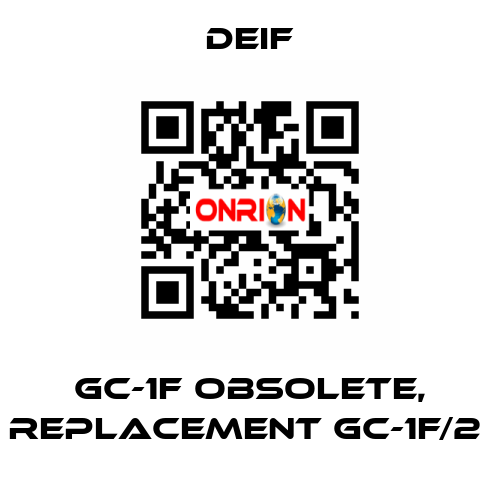 GC-1F obsolete, replacement GC-1F/2  Deif