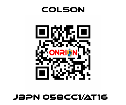 JBPN 058CC1/AT16   Colson