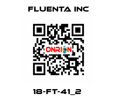 18-FT-41_2  Fluenta Inc