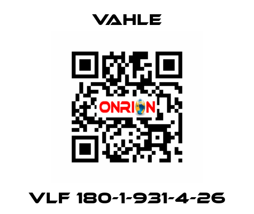 VLF 180-1-931-4-26 Vahle