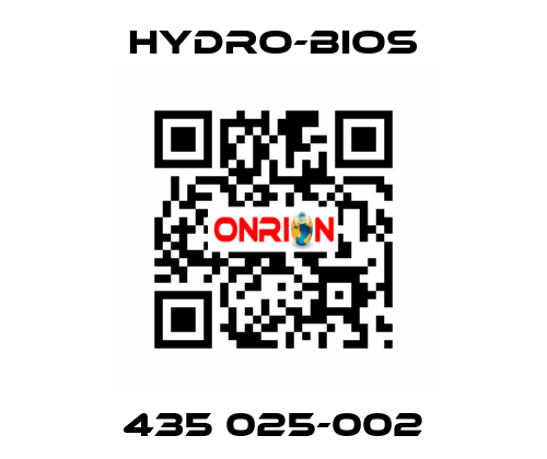 435 025-002 Hydro-Bios