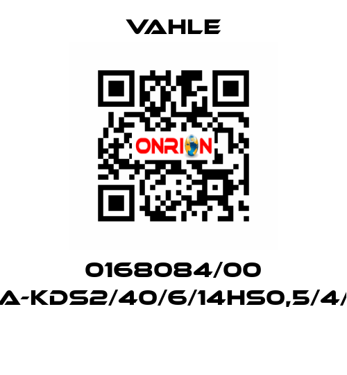 0168084/00 SA-KDS2/40/6/14HS0,5/4/6  Vahle