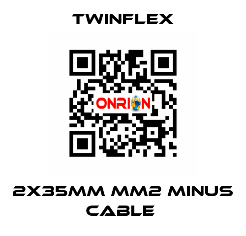 2x35mm mm2 MINUS cable  Twinflex