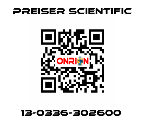 13-0336-302600  Preiser Scientific