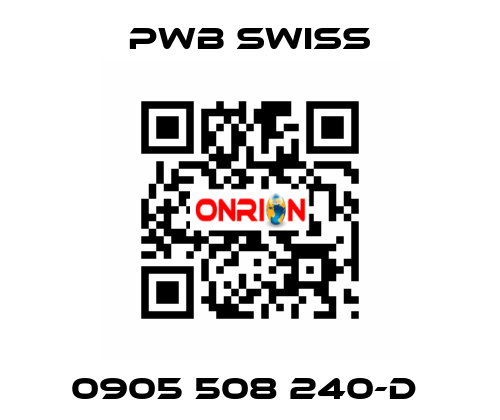 0905 508 240-D  PWB Swiss