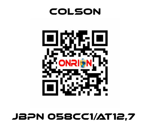 JBPN 058CC1/AT12,7  Colson