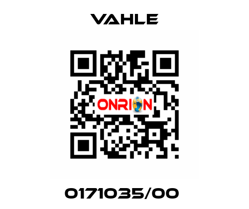 0171035/00  Vahle