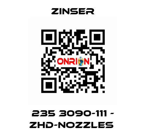 235 3090-111 - ZHD-nozzles  Zinser