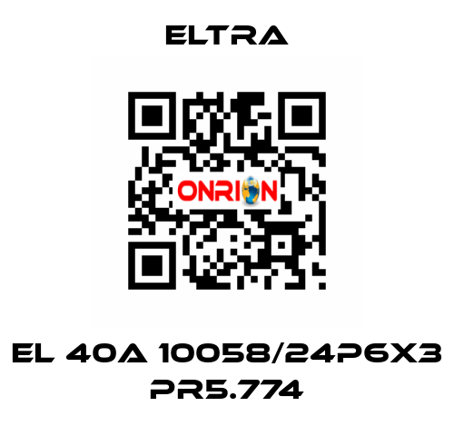 EL 40A 10058/24P6X3 PR5.774 Eltra