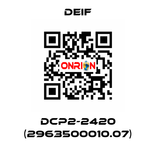 DCP2-2420 (2963500010.07) Deif