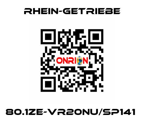 80.1ZE-VR20NU/SP141  Rhein-Getriebe