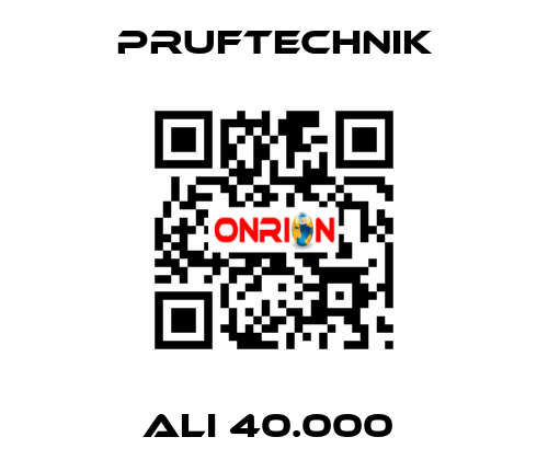 ALI 40.000  Pruftechnik