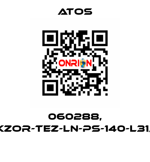 060288, DLKZOR-TEZ-LN-PS-140-L31/BZ   Atos