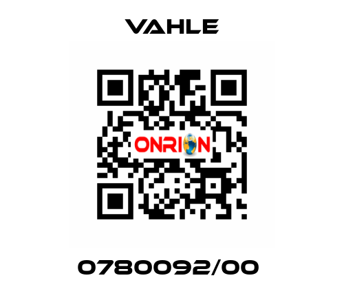 0780092/00  Vahle