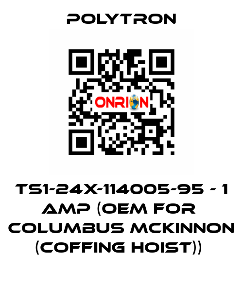 TS1-24X-114005-95 - 1 AMP (OEM for  Columbus McKinnon (Coffing Hoist))  Polytron