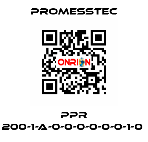 PPR 200-1-A-0-0-0-0-0-0-1-0  Promesstec