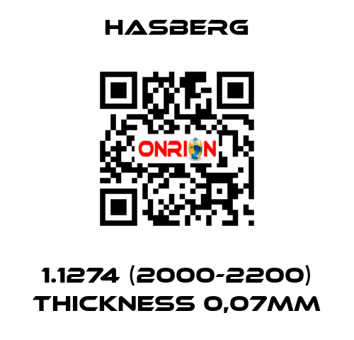 1.1274 (2000-2200) thickness 0,07mm Hasberg