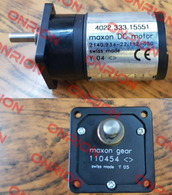 2140.934-22.112-050    MOTOR + GEAR ( 110454) Maxon