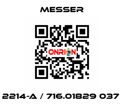 2214-A / 716.01829 037  Messer