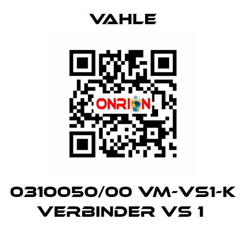 0310050/00 VM-VS1-K VERBINDER VS 1  Vahle