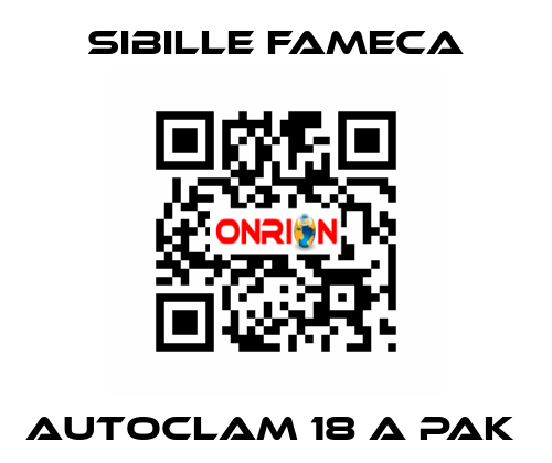 Autoclam 18 A PAK  Sibille Fameca