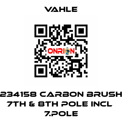 234158 CARBON BRUSH 7TH & 8TH POLE INCL  7.POLE Vahle