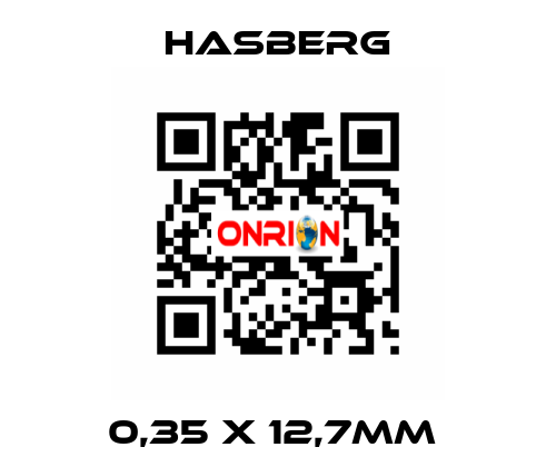 0,35 X 12,7MM  Hasberg