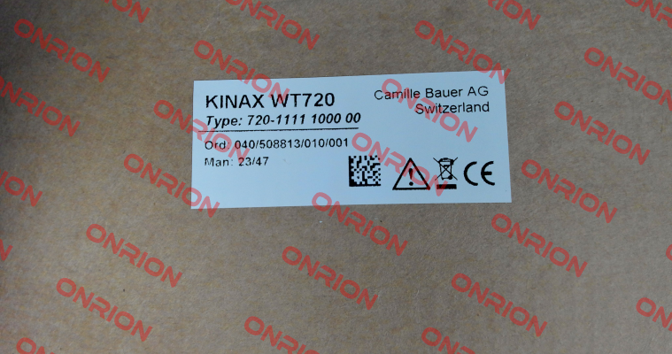 KINAX WT720 / 720-1111 1000 00 Camille Bauer