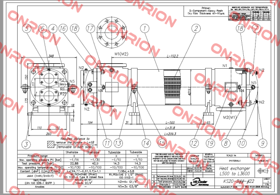 (K20-0028)K20-FCV-421 L1120  HS Cooler