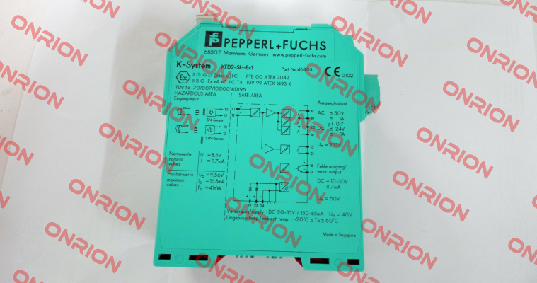 p/n: 046903, Type: KFD2-SH-EX1 Pepperl-Fuchs