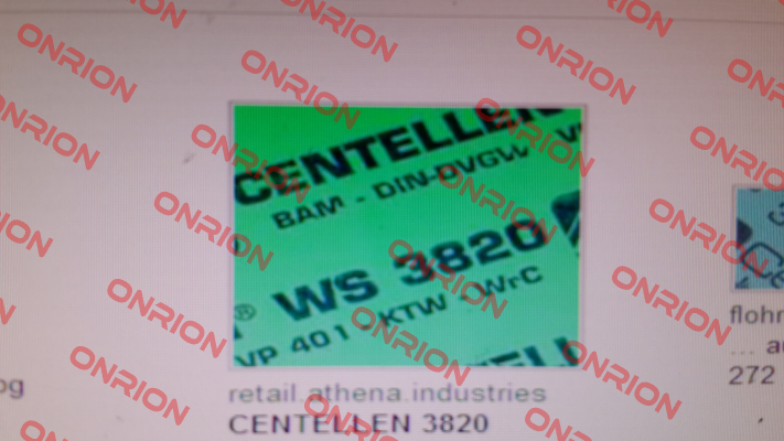 WS 3820 60 x 1500 x 4 mm Centellen