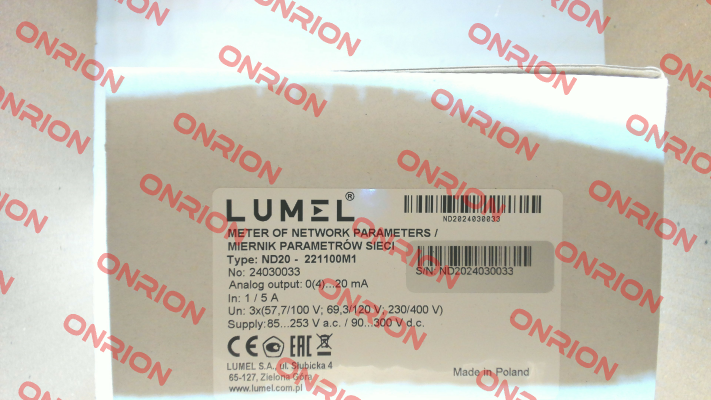 ND20 221100M1 LUMEL