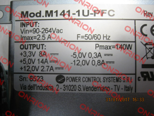 M141-1U-PFC Power Control Systems